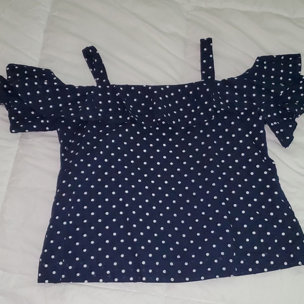 JCrew cold shoulder top